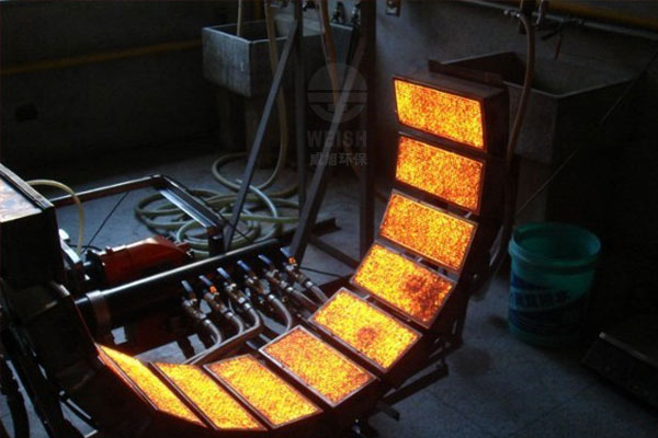 WEISH metal fiber infrared heating