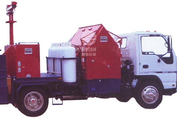 Gas infrared hot asphalt pavement thermal regeneration heating system